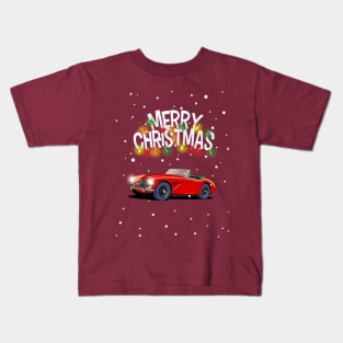 Austin-Healey 3000 Christmas Sweater design Kids T-Shirt